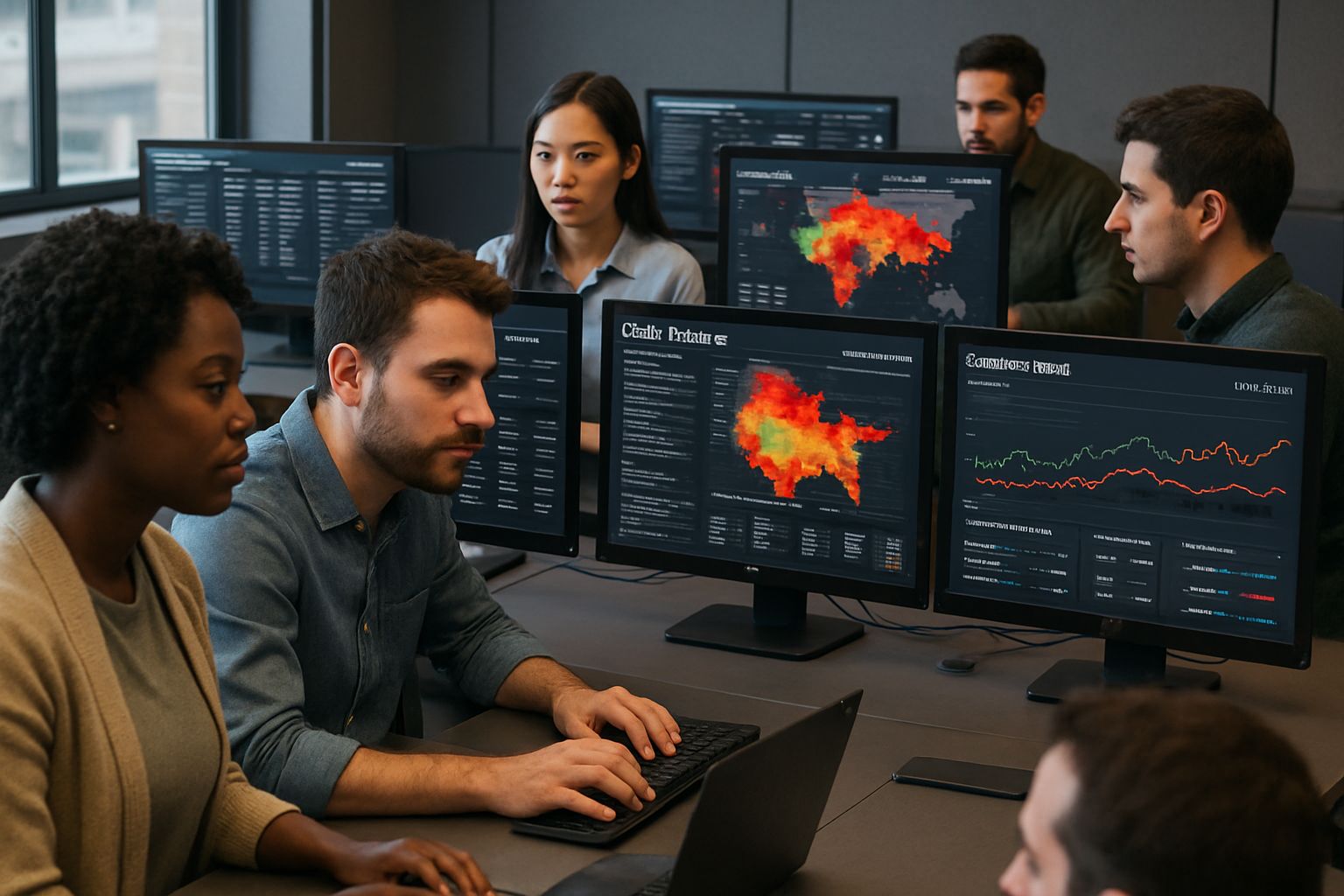 Analysts monitor social data using brand sentiment diffusion models for reputation tracking.