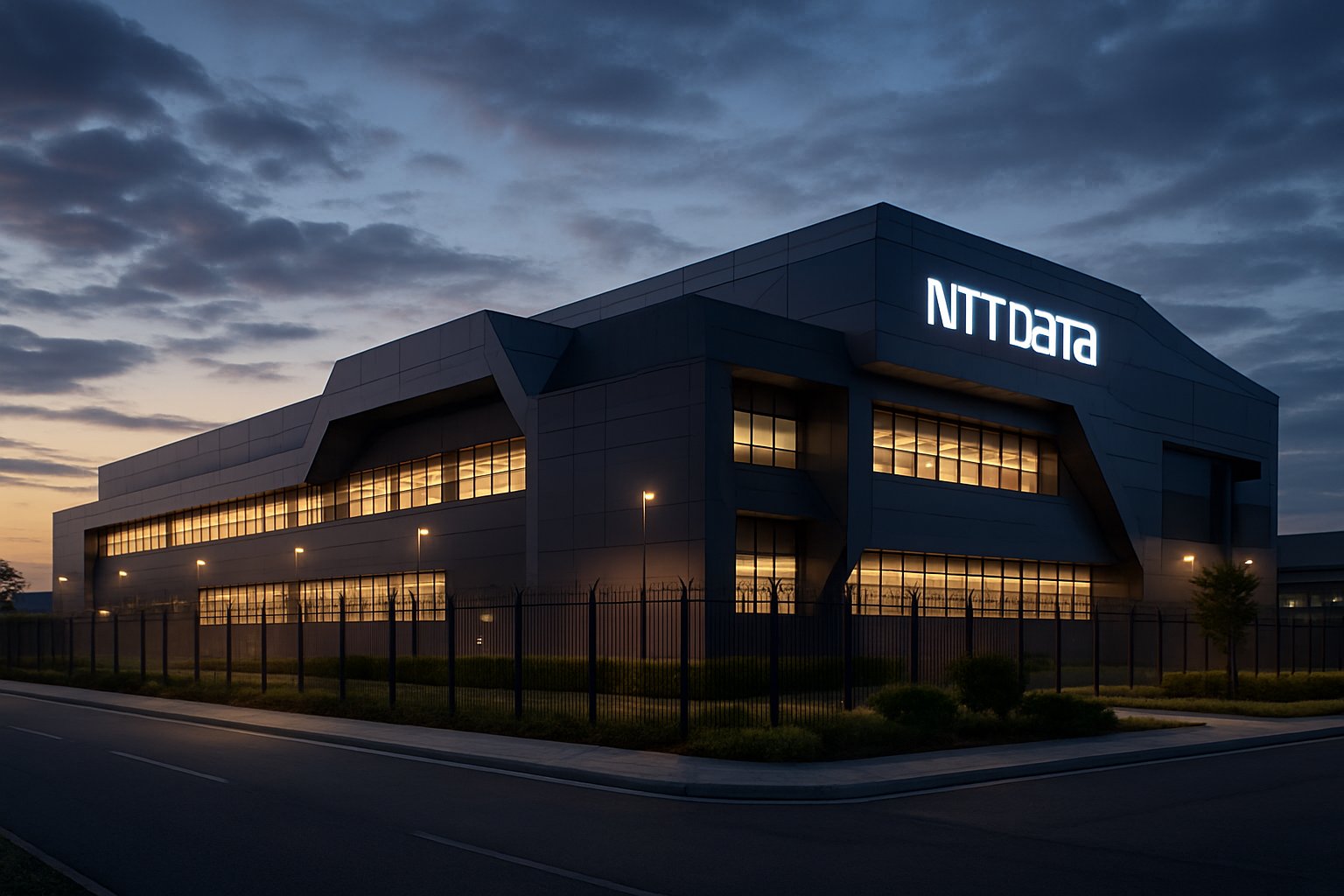 NTT DATA facility showcasing secure and scalable AI-ready datacenter services.