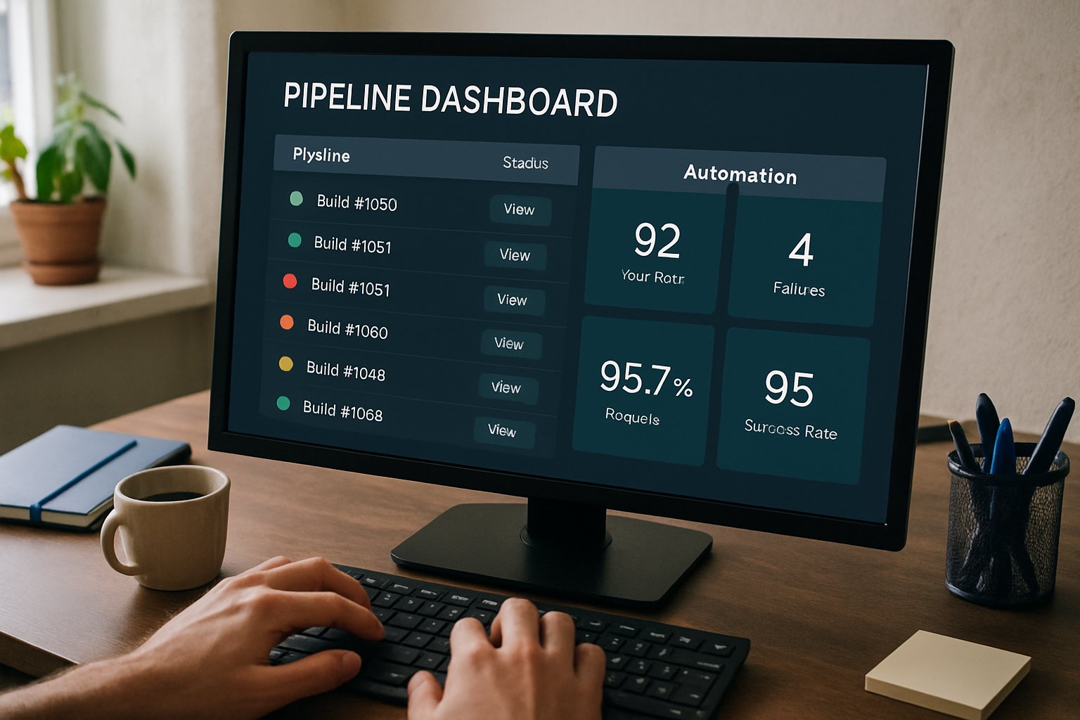 Software Code Orchestration Agents dashboard in action on a developer's screen