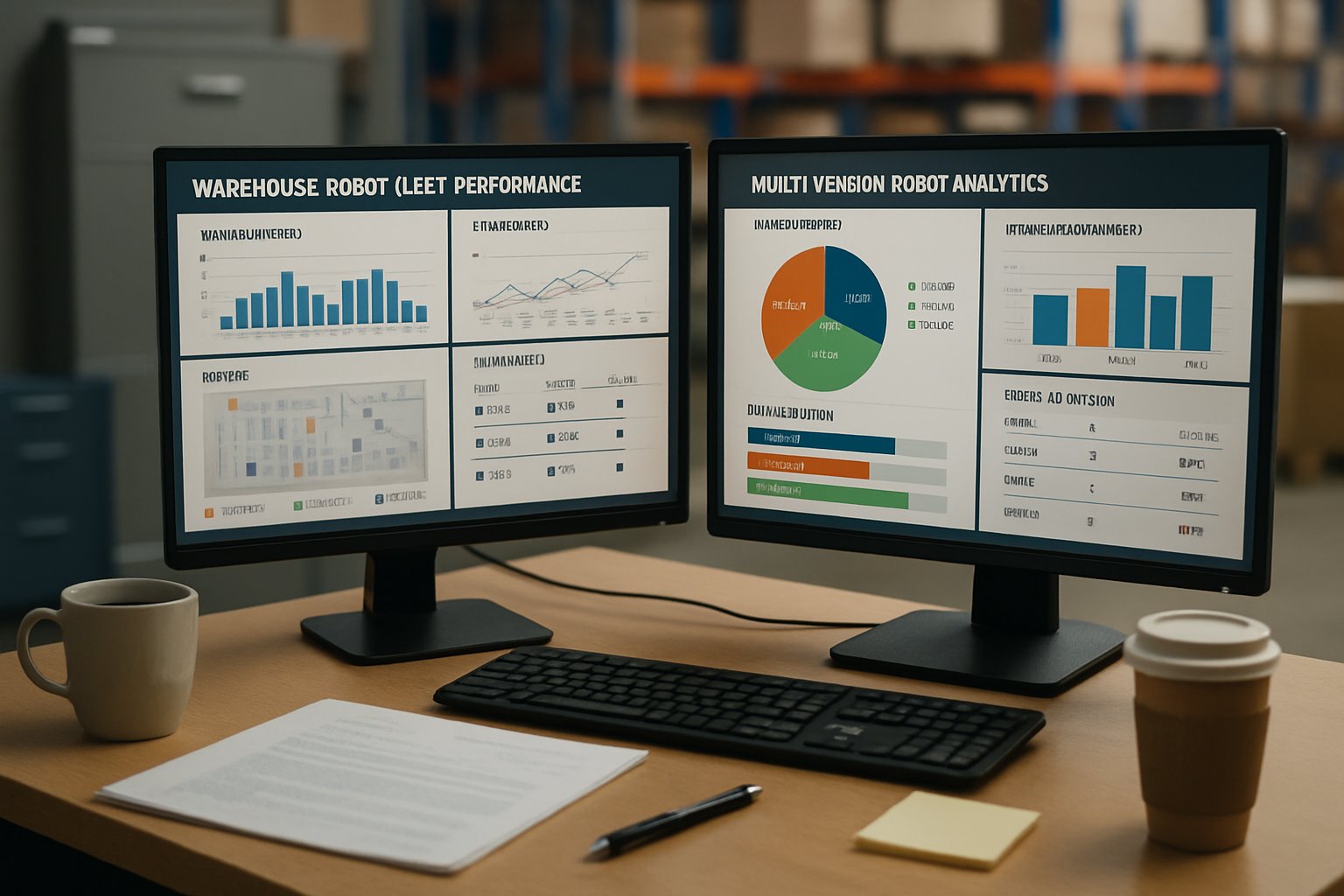Warehouse Robotics Intelligence dashboard displaying real-time data for multi-vendor operations.