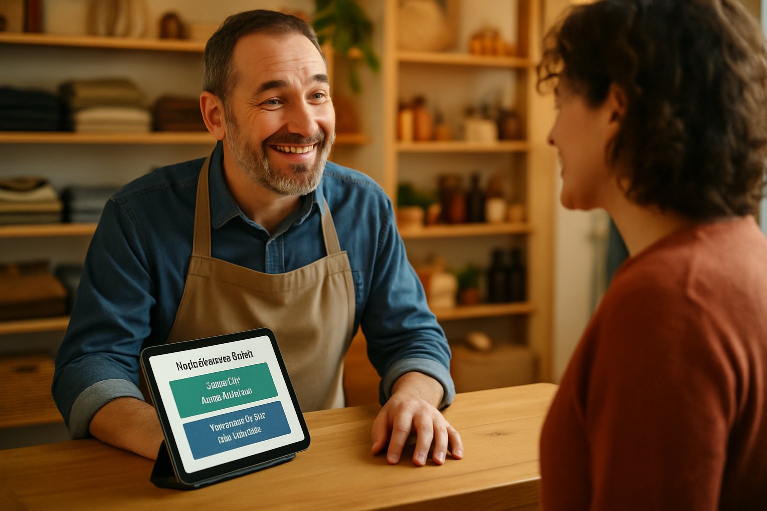 Shopkeeper leverages Hyperlocal Recommendation Engines to suggest products to a customer.