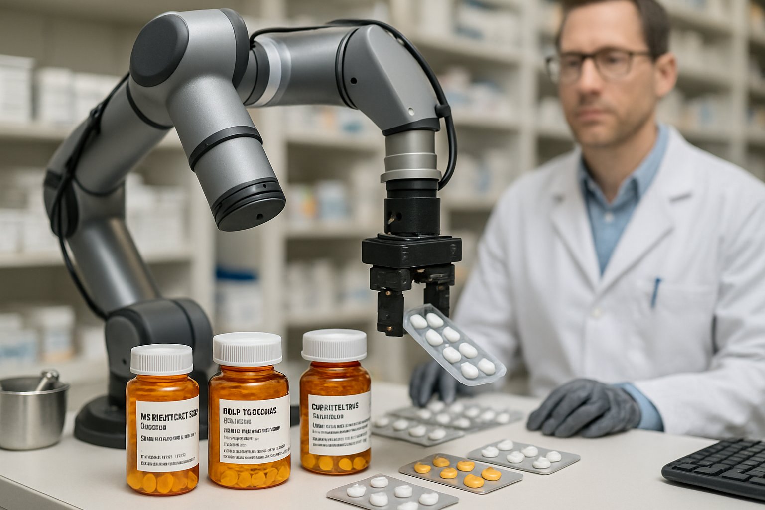 Robotic triage improves medication dispensing workflow in Health Systems pharmacies.