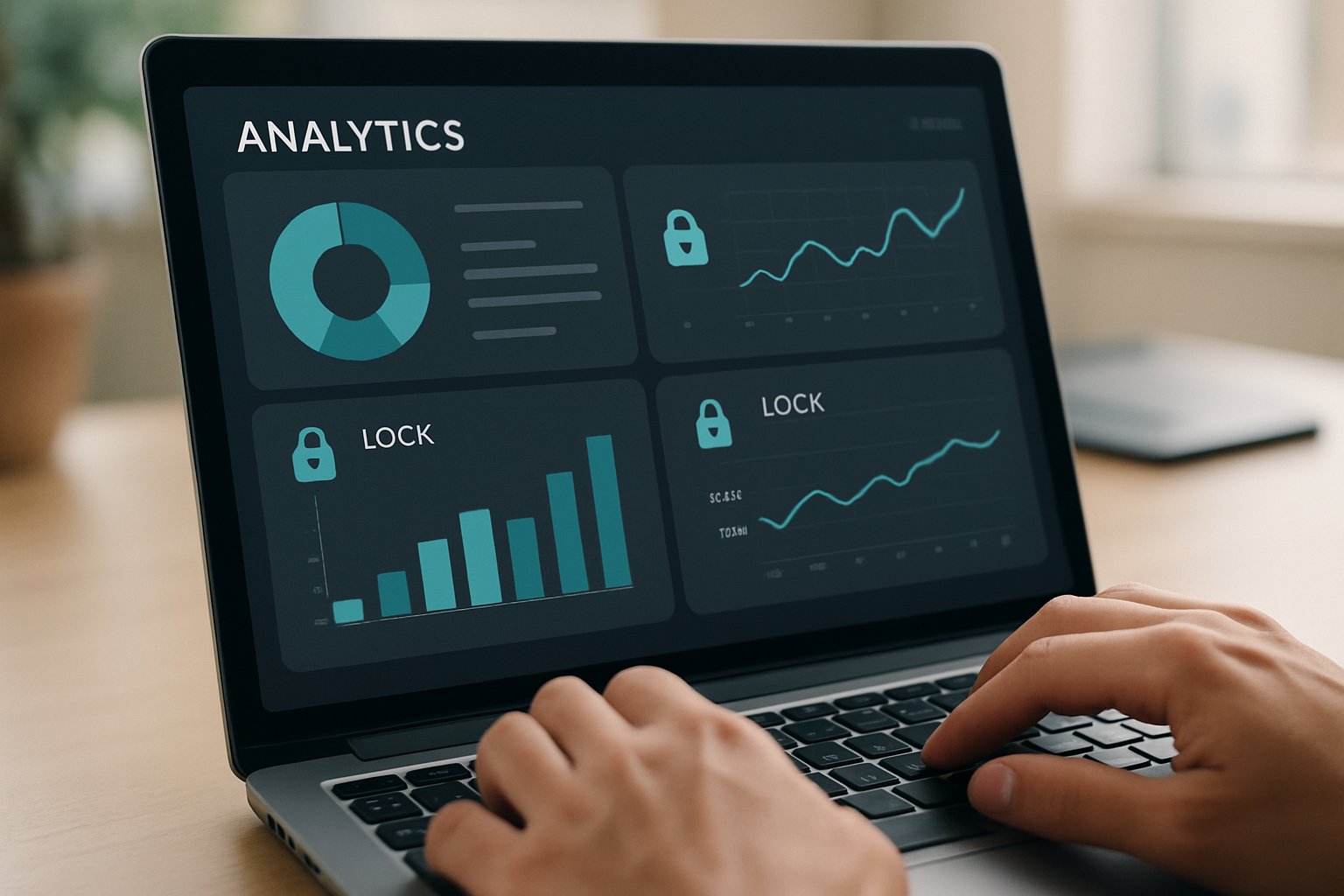 Privacy-Preserving Analytics Platforms dashboard showing secure, anonymized data analytics.