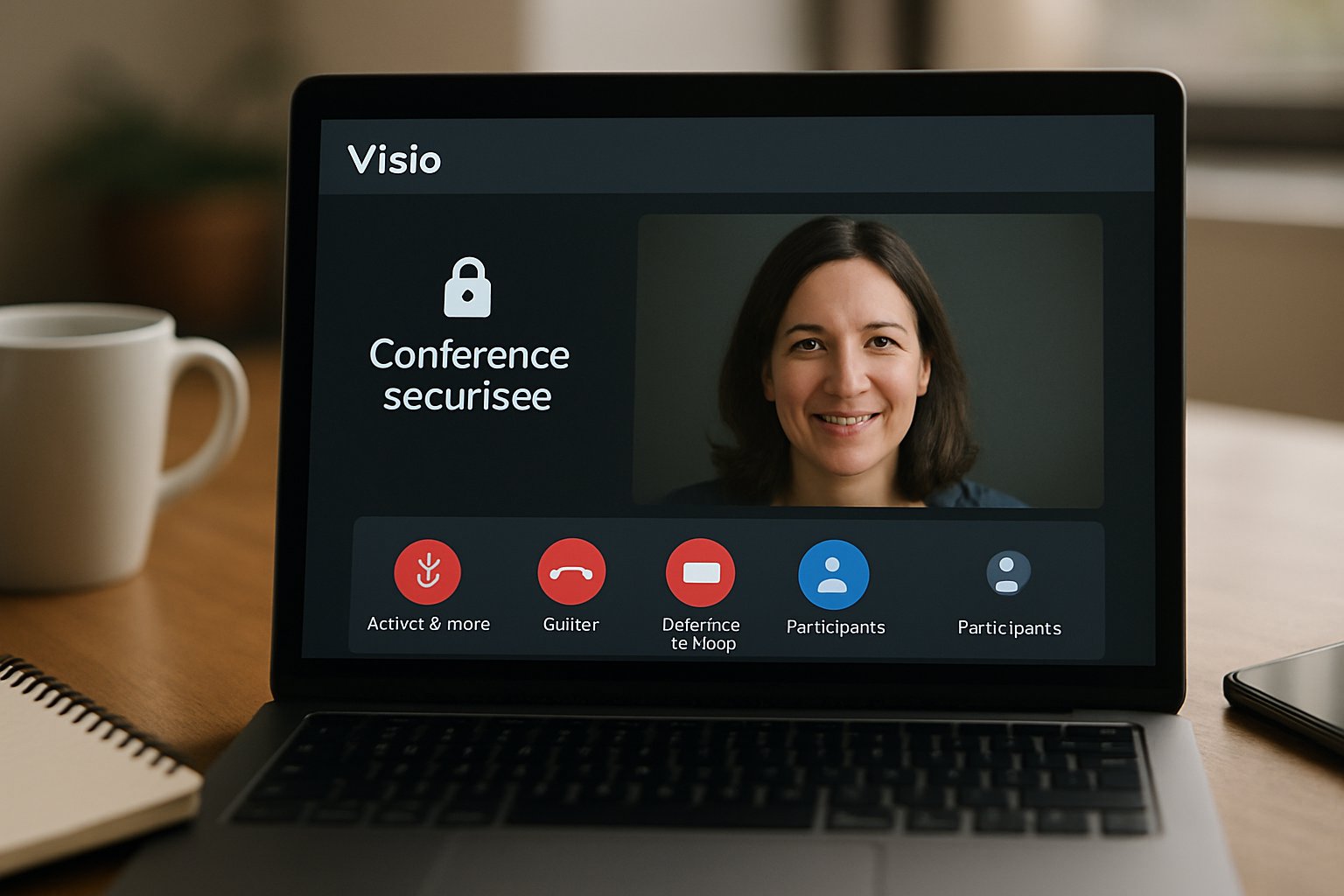 Secure video conferencing software showing Software Digital Sovereignty implementation in France