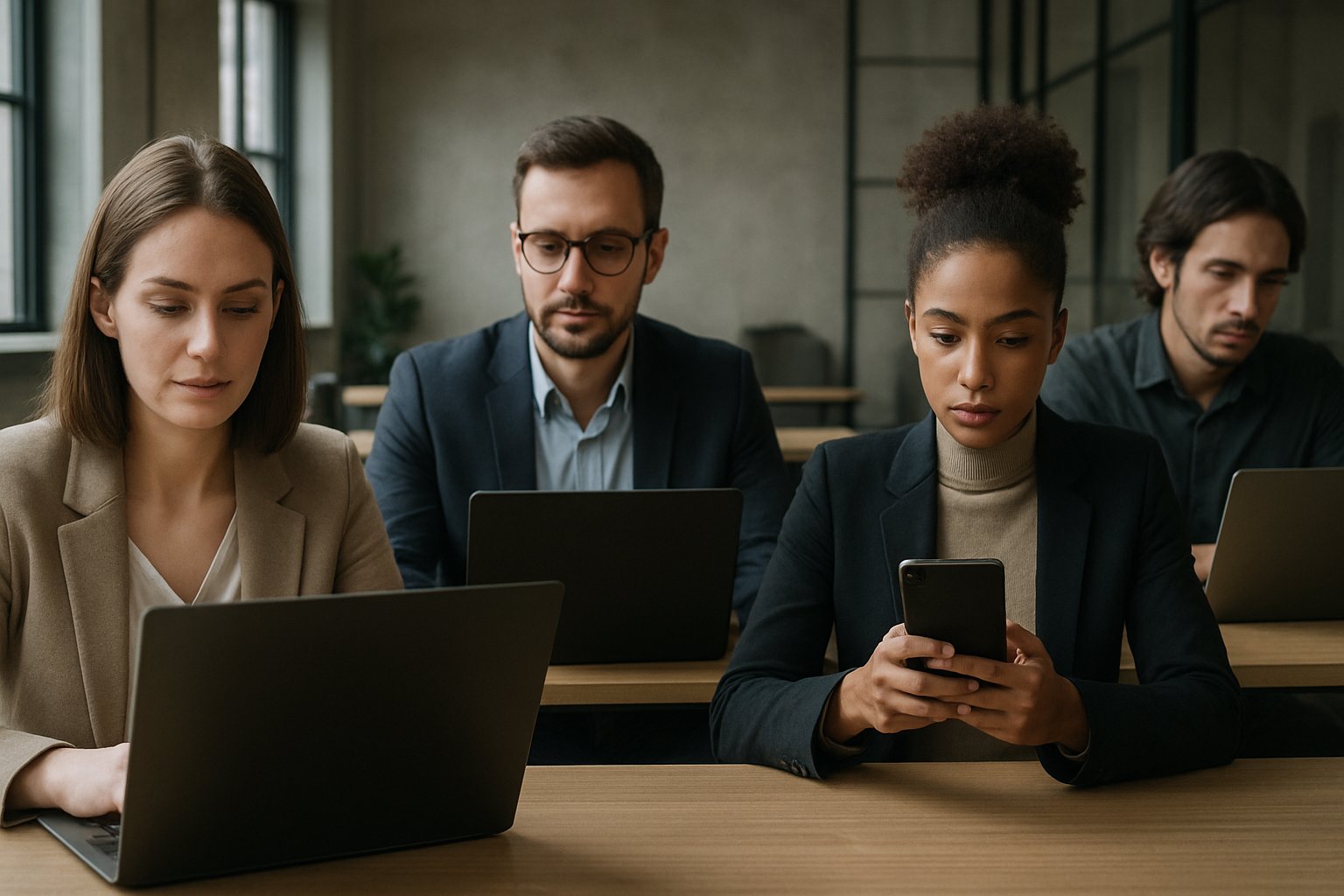 Workspace with privacy-first AI technologies for secure communication