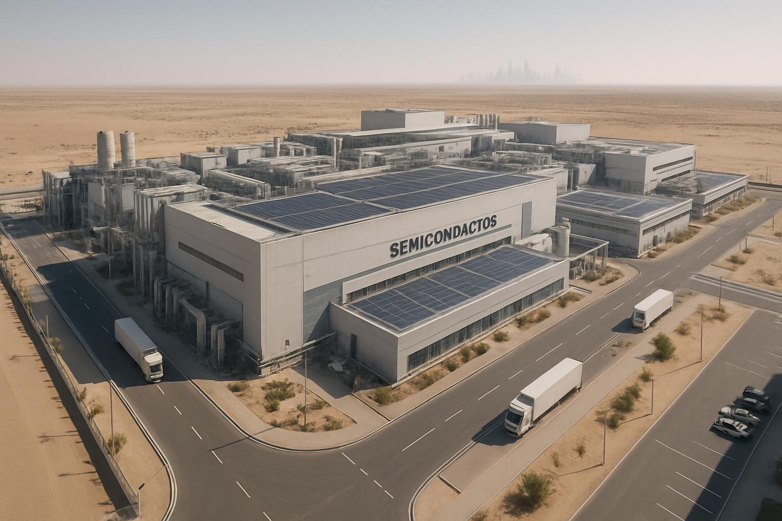 Modern Middle Eastern semiconductor plant part of Geopolitical Chip Coalition.