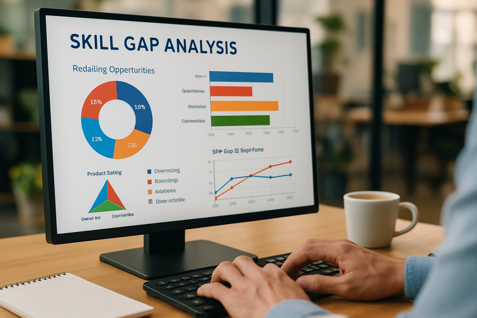 Dashboard showing Employee Skill Gap Intelligence Engines for reskilling strategy