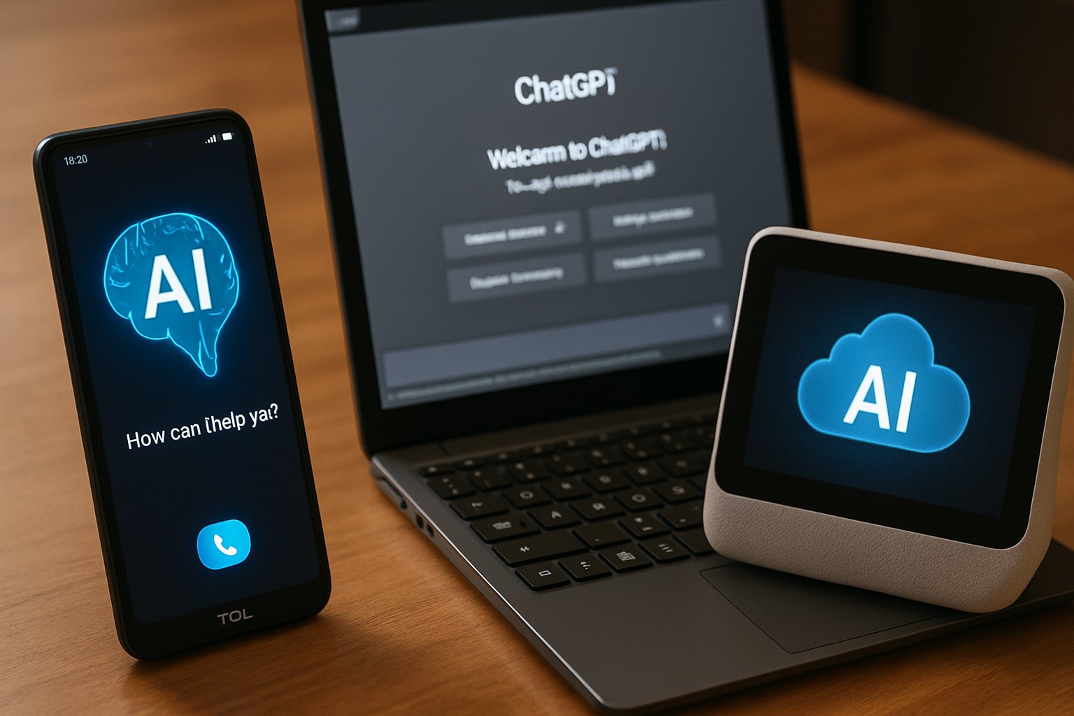 TCL and Microsoft smart devices showcasing Future Innovation Experience technology.