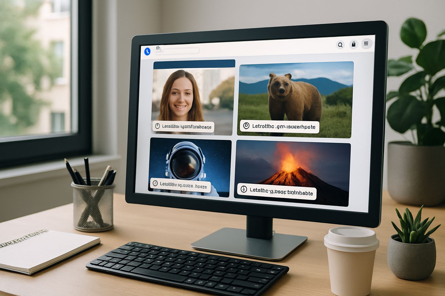 Video Labeling tags displayed on social media videos for user transparency.