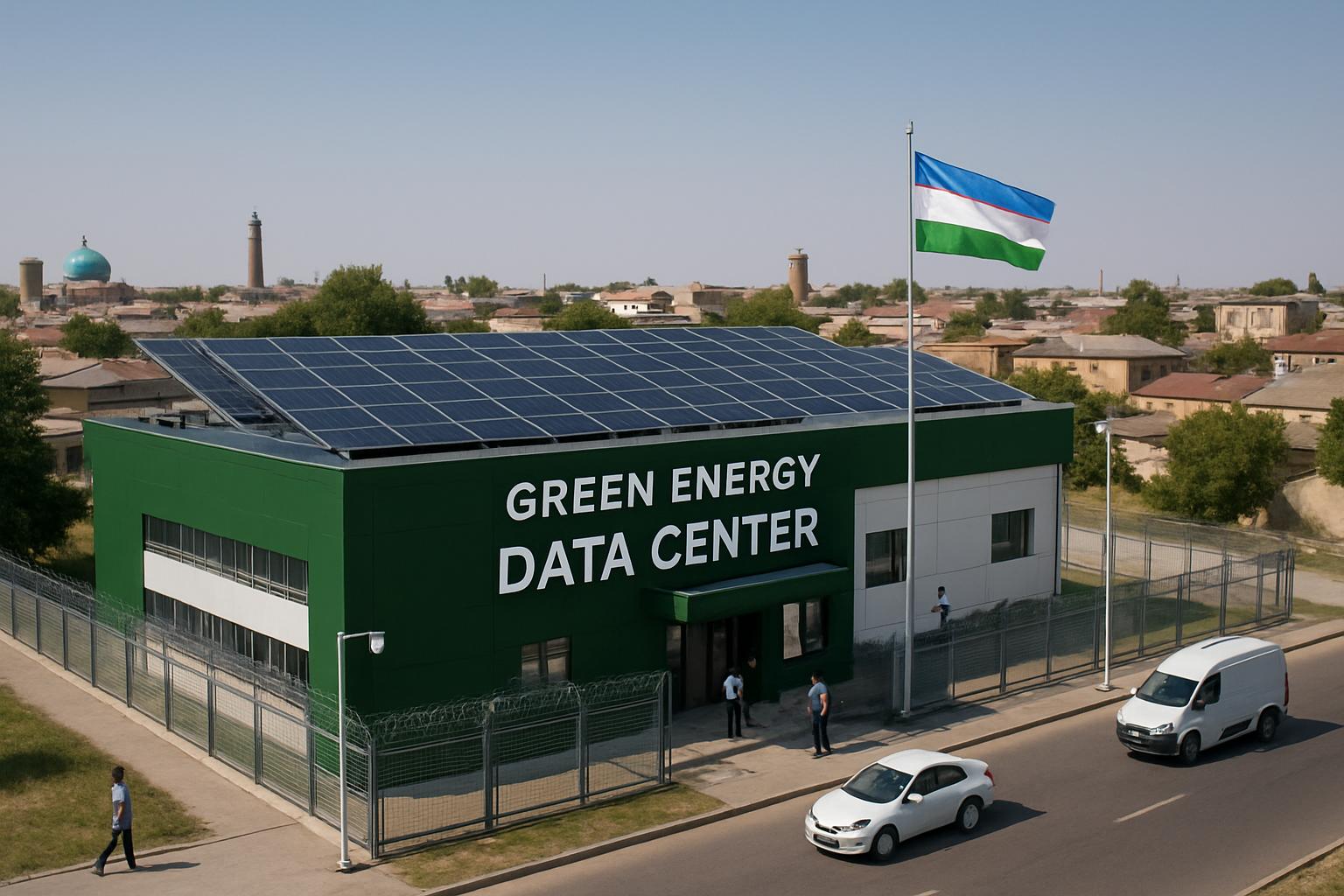 Green data center in Uzbekistan advancing AI Software Development initiatives.