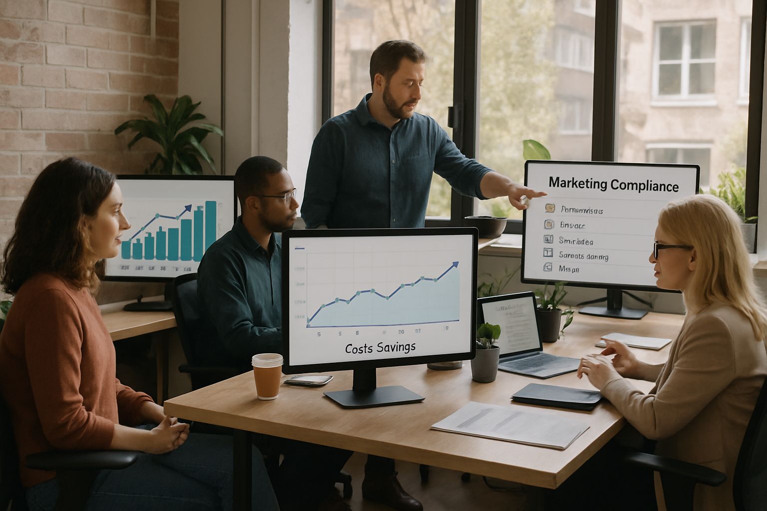 Marketing professionals analyzing Generative Media Synthesizers campaign results.