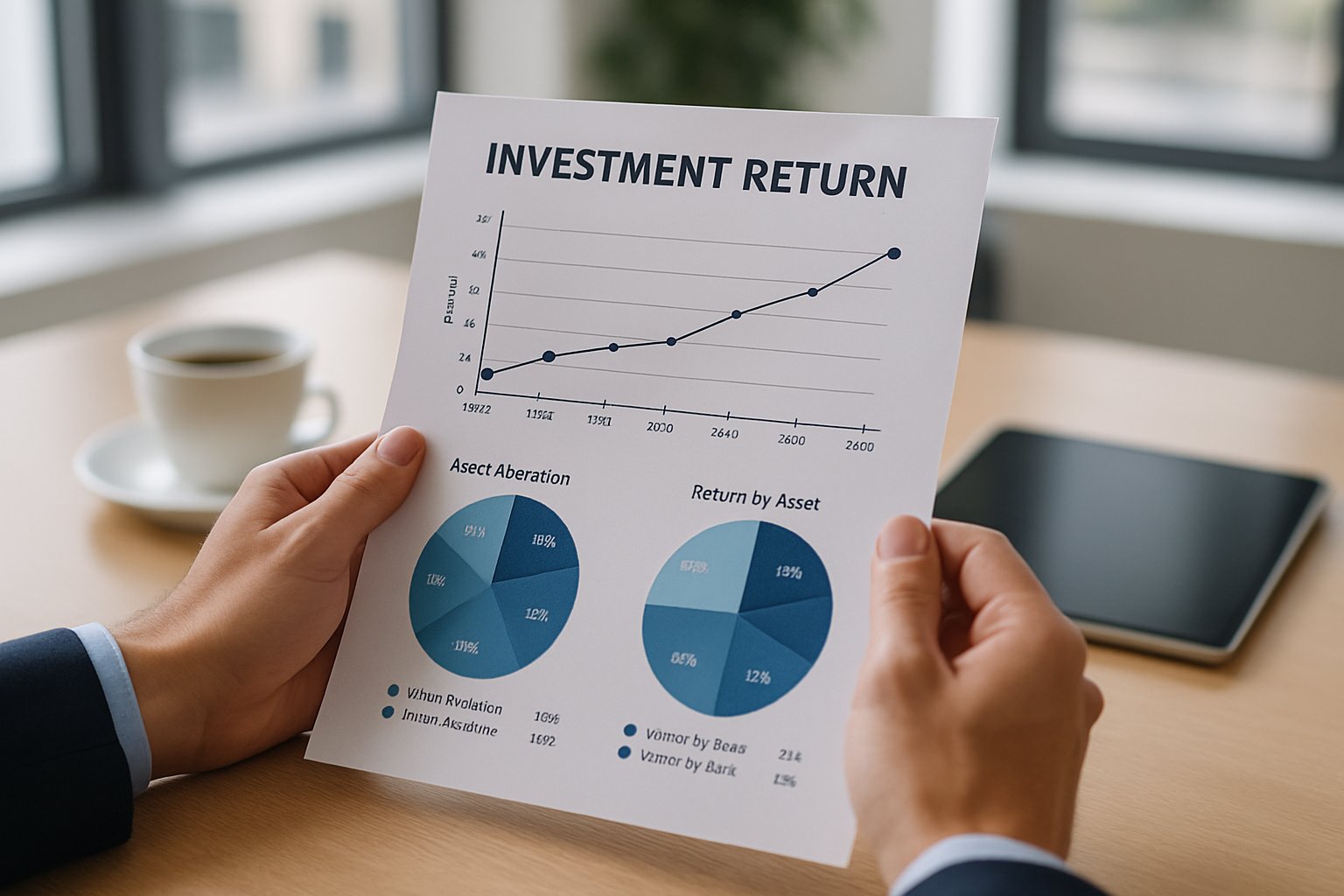 Investment Return Analysis visualized with real reports and printed charts.