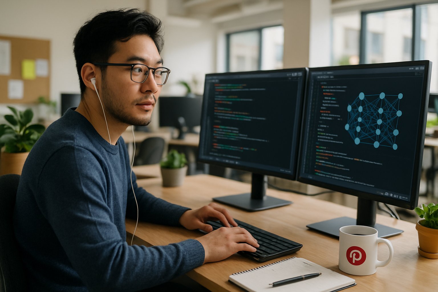 Pinterest AI engineer at work exemplifying Strategic Workforce Pivot
