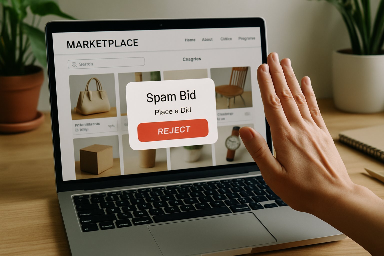 Rejecting spam bids builds Platform Trust on gig marketplaces.