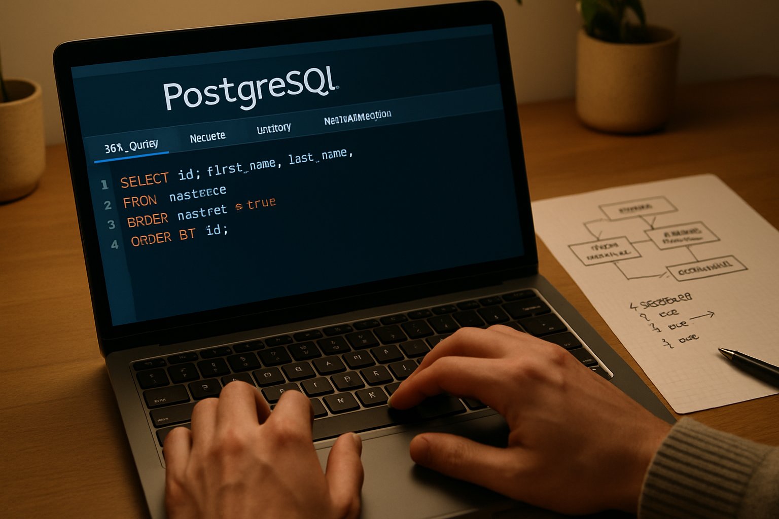 AI Development coding with PostgreSQL architecture