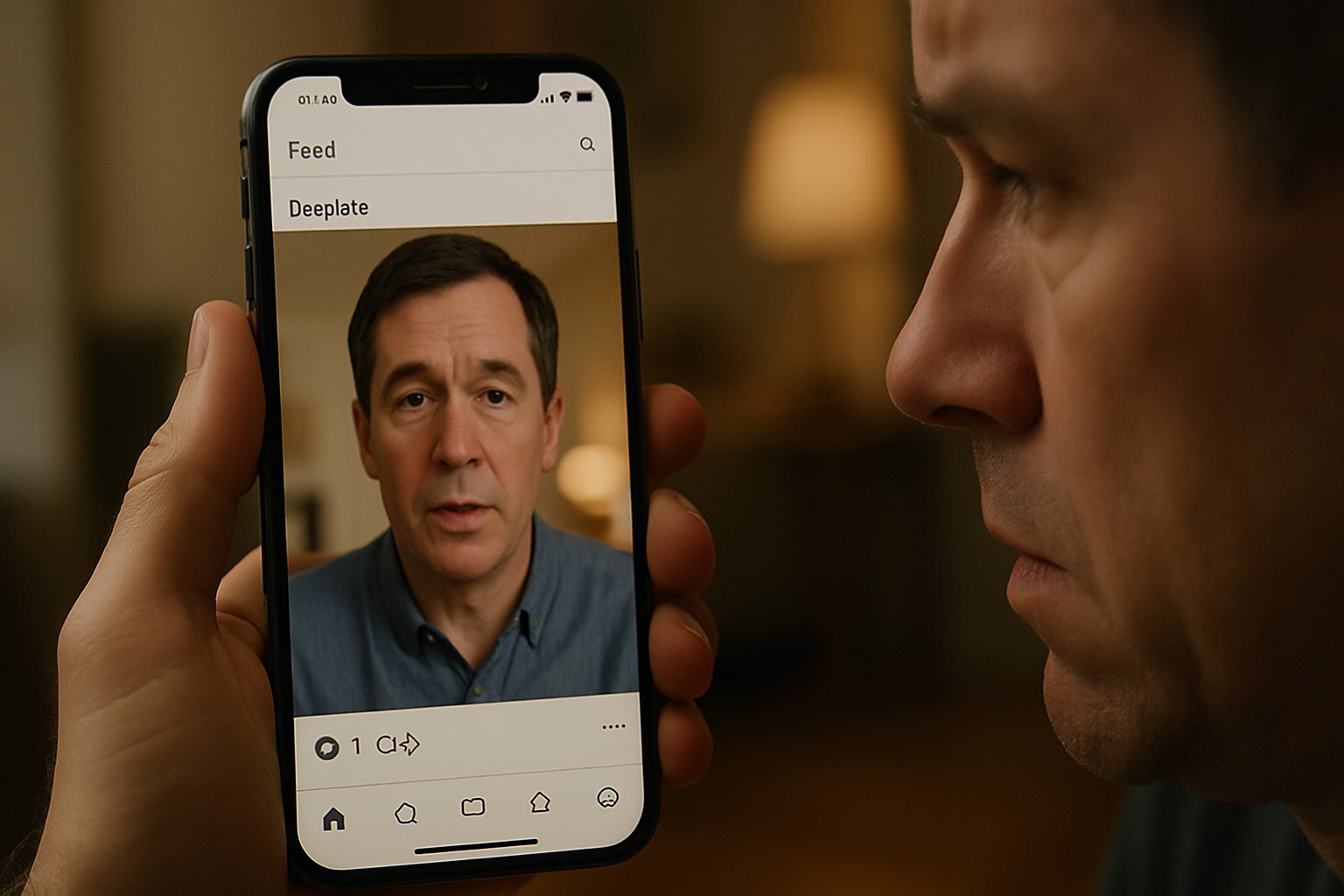 Social media deepfake video highlights Misinformation Crisis risks.