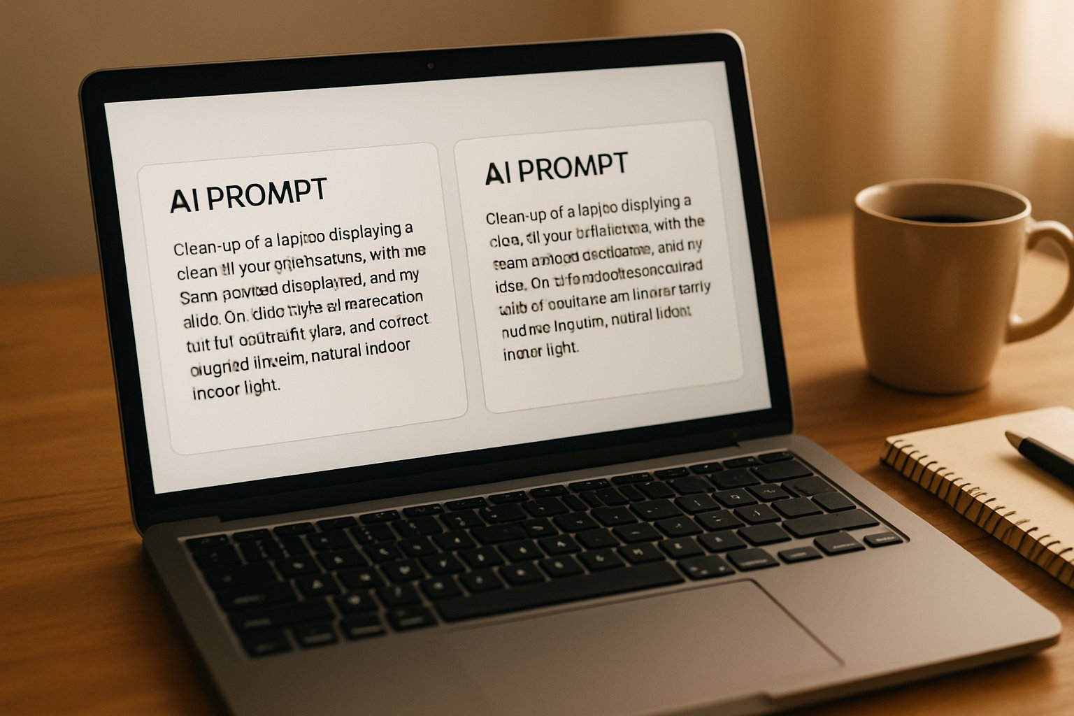 Prompt Engineering technique of duplicating prompts displayed on AI interface