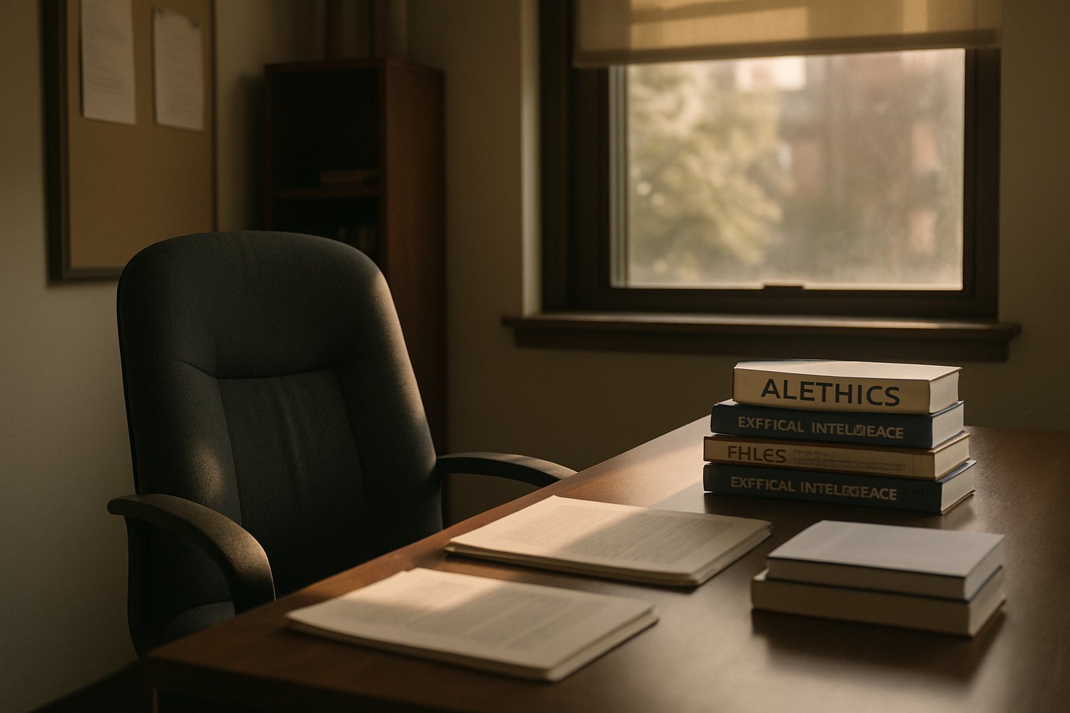 Empty office symbolizing AI Existential Risk concerns.