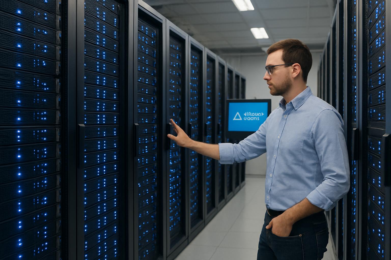 Perplexity AI technology with Microsoft Azure Foundry servers in a secure data center.