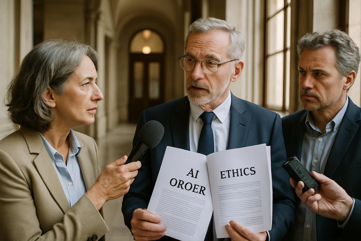 Political Ethics interview about the ethics of AI governance and executive power.