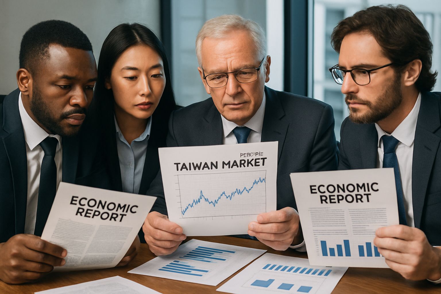 International investors discuss Economic AI impact on Taiwan stocks.