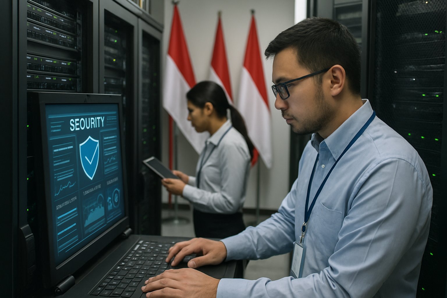 Technicians inspect Grok servers under Indonesia’s new AI security rules