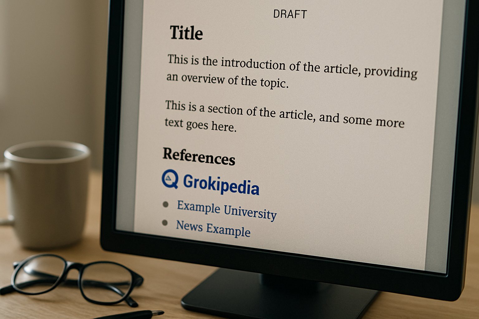 AI Writing model adding Grokipedia as a citation source