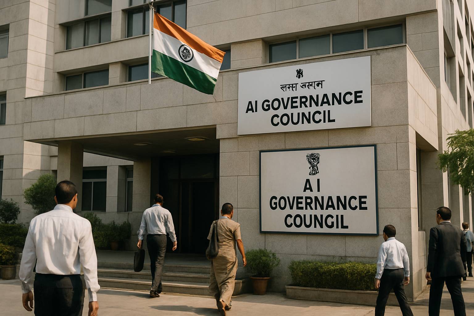 Indian government building focused on AI Governance initiatives