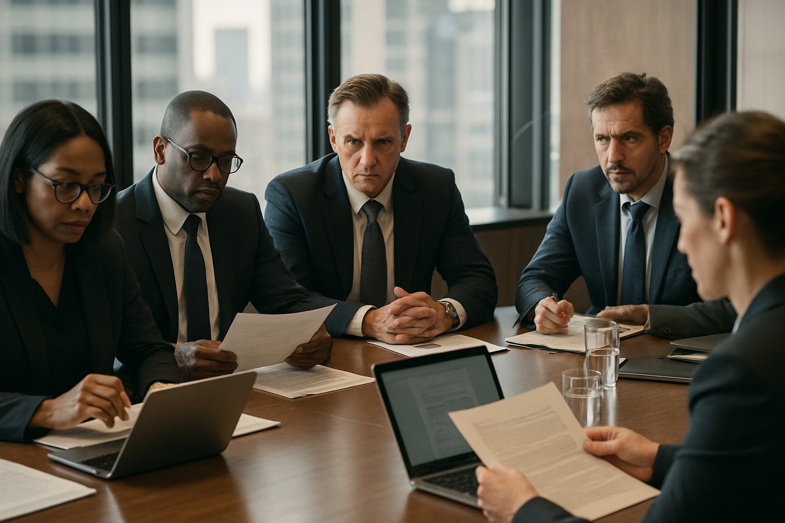 Corporate executives discuss response to Corporate Integrity Violation