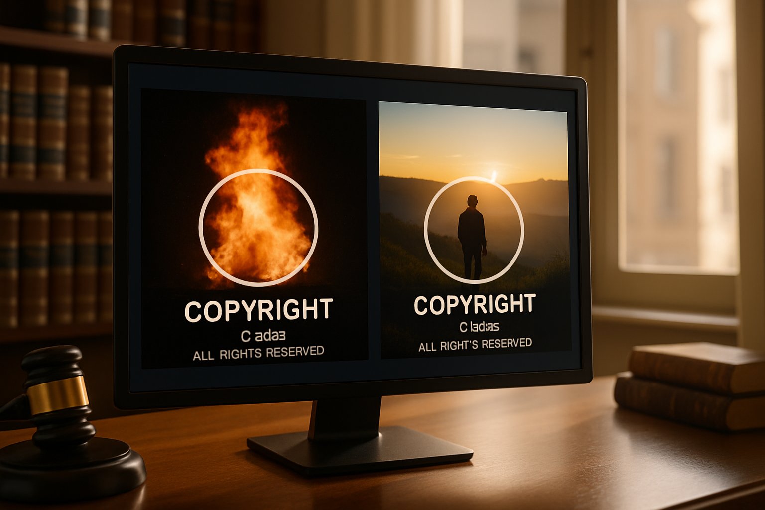 Lawyer reviewing Content IP Conflict with copyright and streaming content.