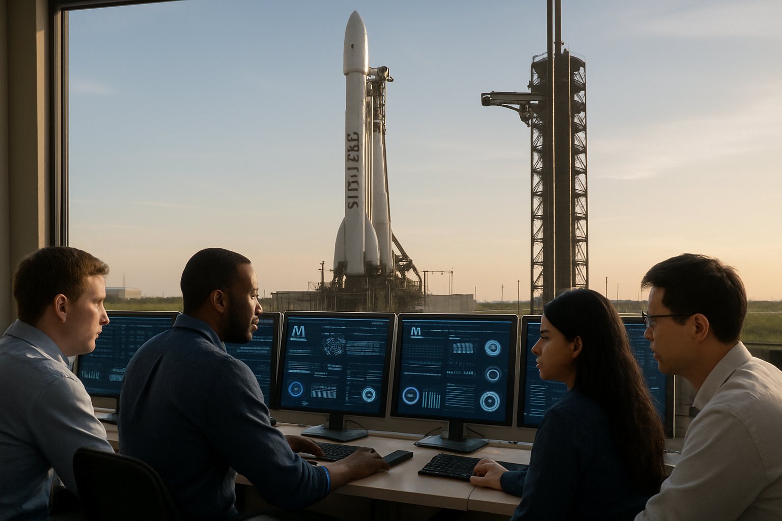 Engineer team oversees SpaceX rocket with AI systems after M&A