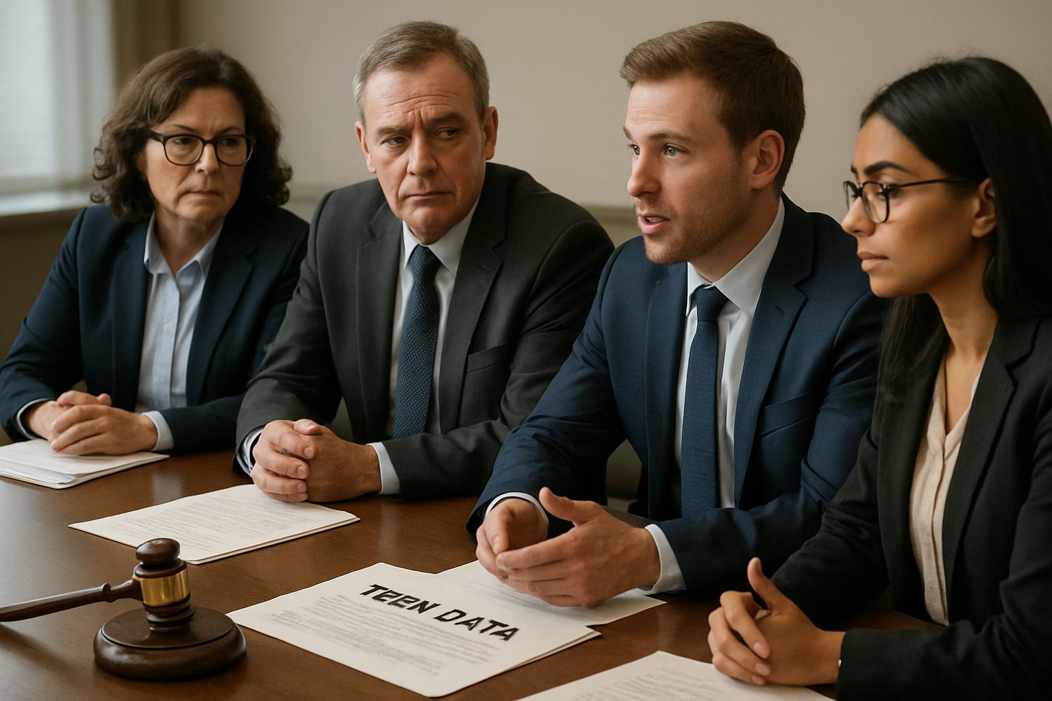 Teen Data Battle regulators discuss rules over tech company monetization.