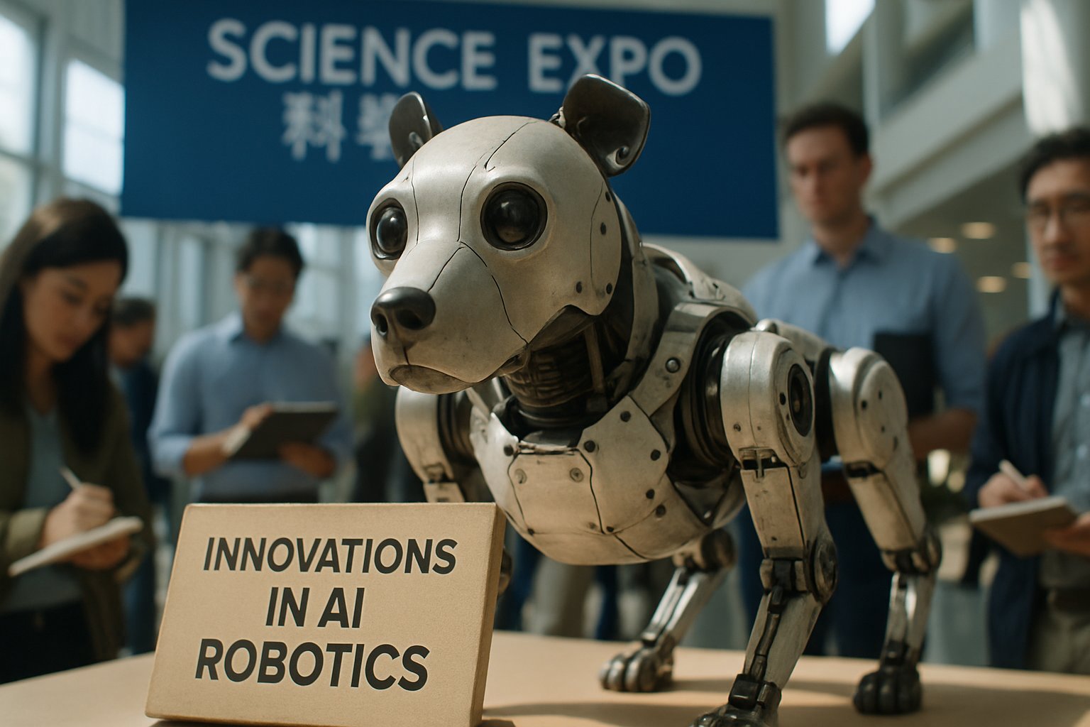 Academic AI Fraud involving a robodog mislabeling at an international robotics conference.