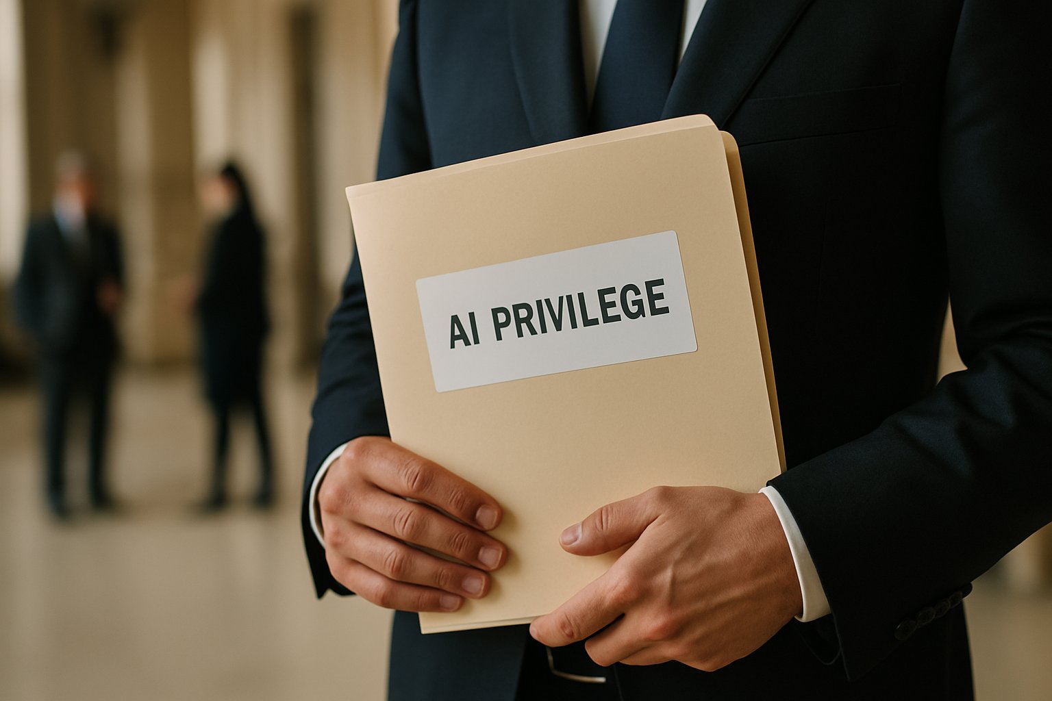 Confidential Legal AI files handled carefully in courthouse for Legal AI Confidentiality