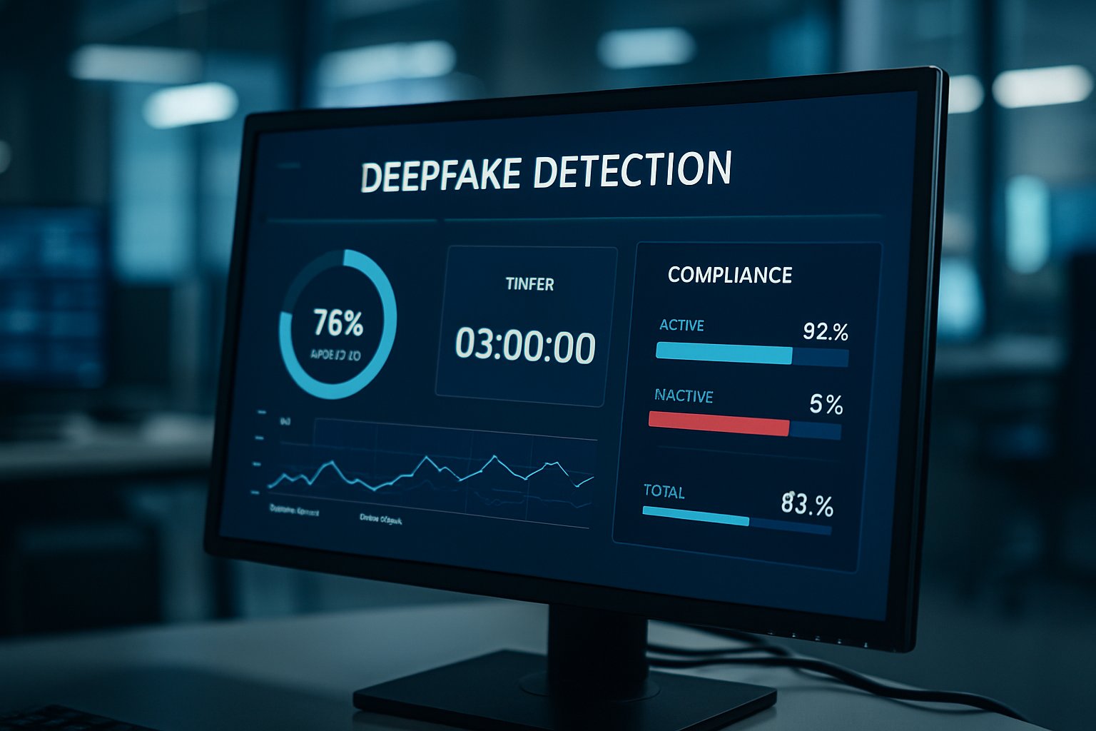 IT Rules 2026 compliance dashboard showing three-hour deepfake detection countdown.