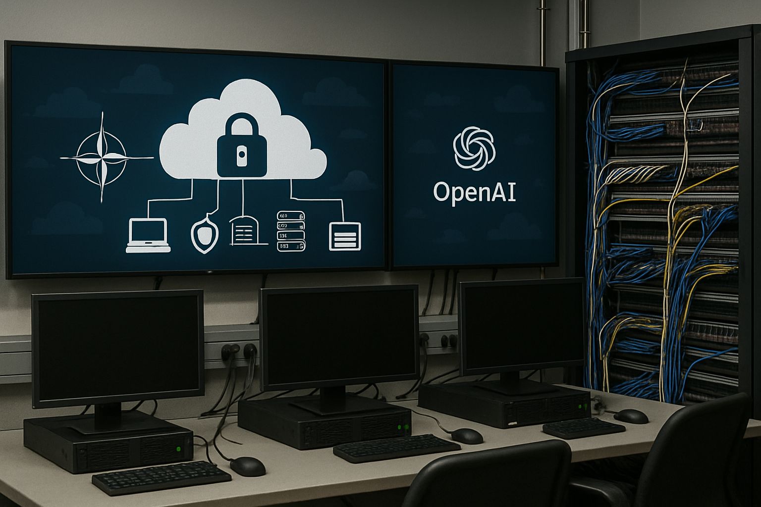 Secure operations room planning NATO Contract for AI deployment