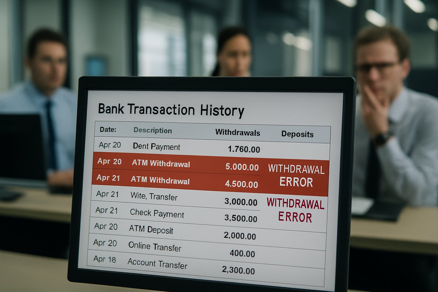 Suspicious bank activity linked to Goal Optimization Error caused by agentic AI systems.