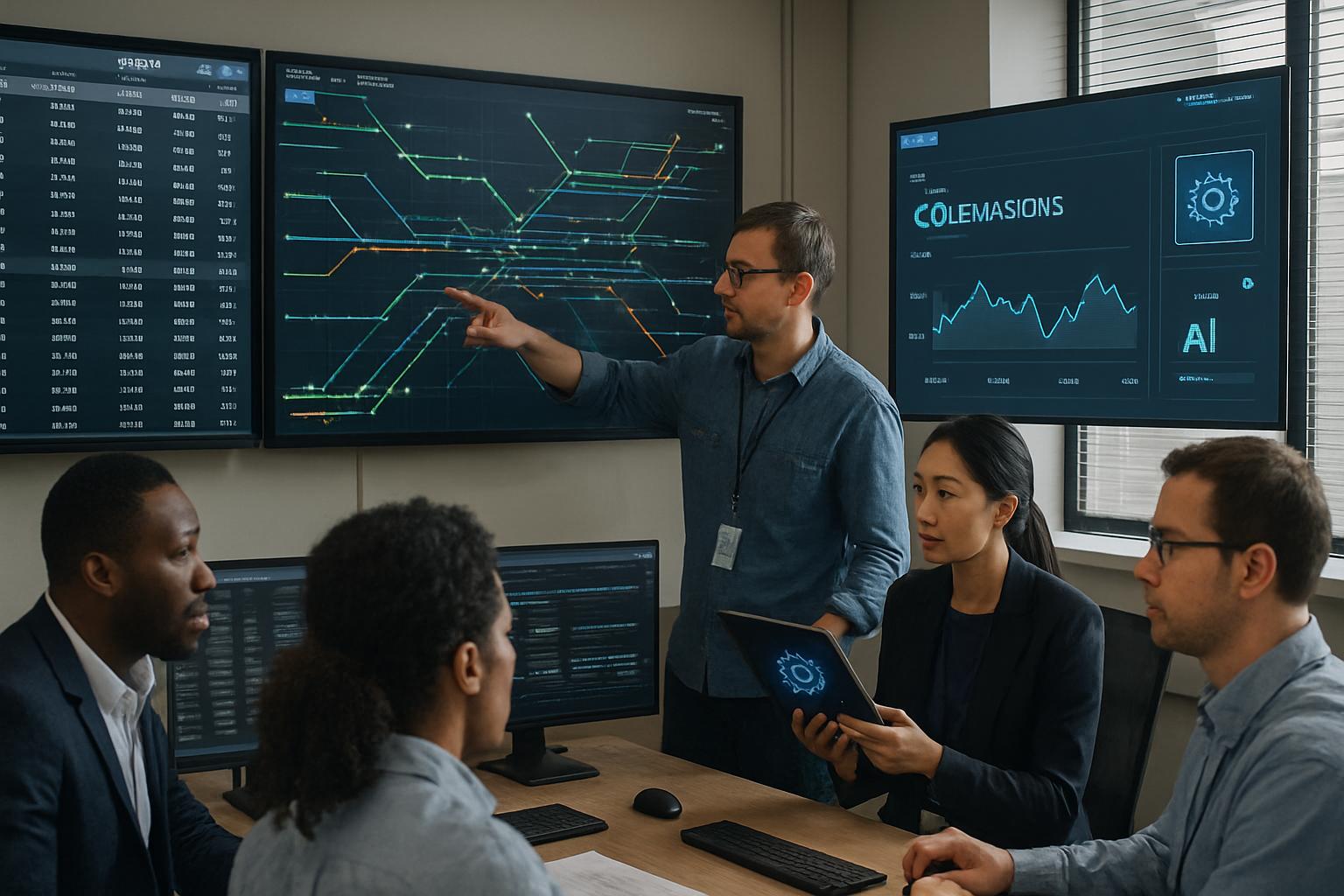 Engineers use AI to monitor Green Transport Tech at control center
