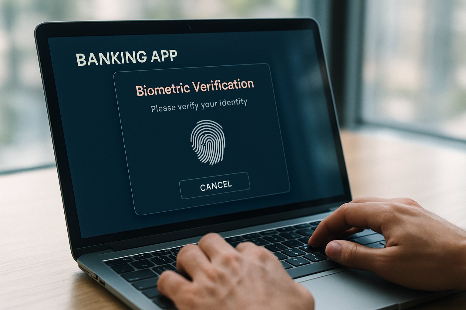 Agentic Fraud Prevention biometric authentication on banking application