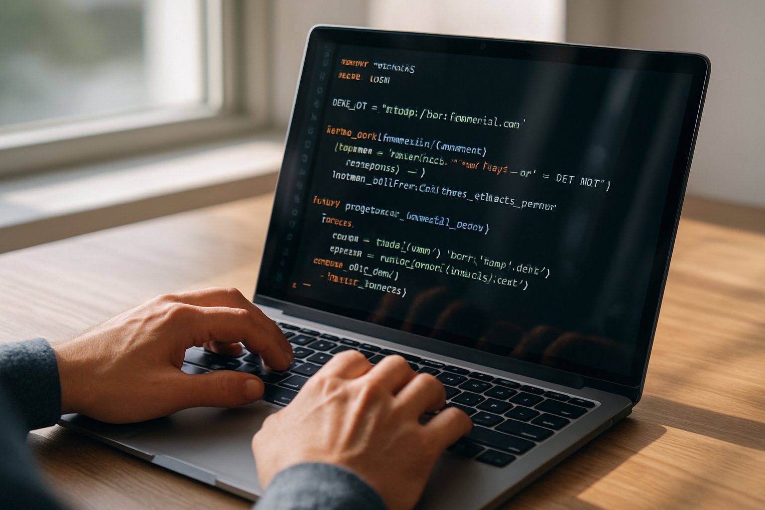 Fintech Data Orchestration API integration in progress by developer.