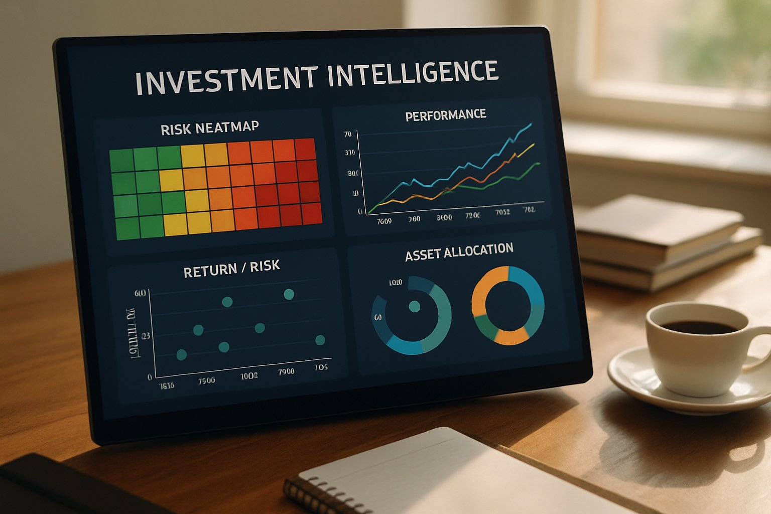 Vertical Investment Intelligence platform visualized on an analyst's desktop screen.