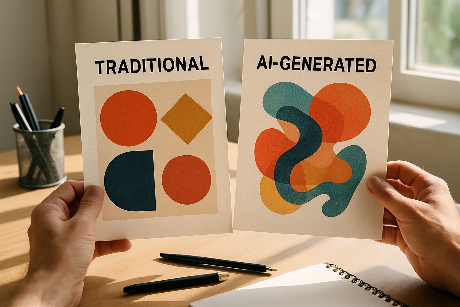 Comparing traditional and AI design styles in an IP Infringement Dispute.