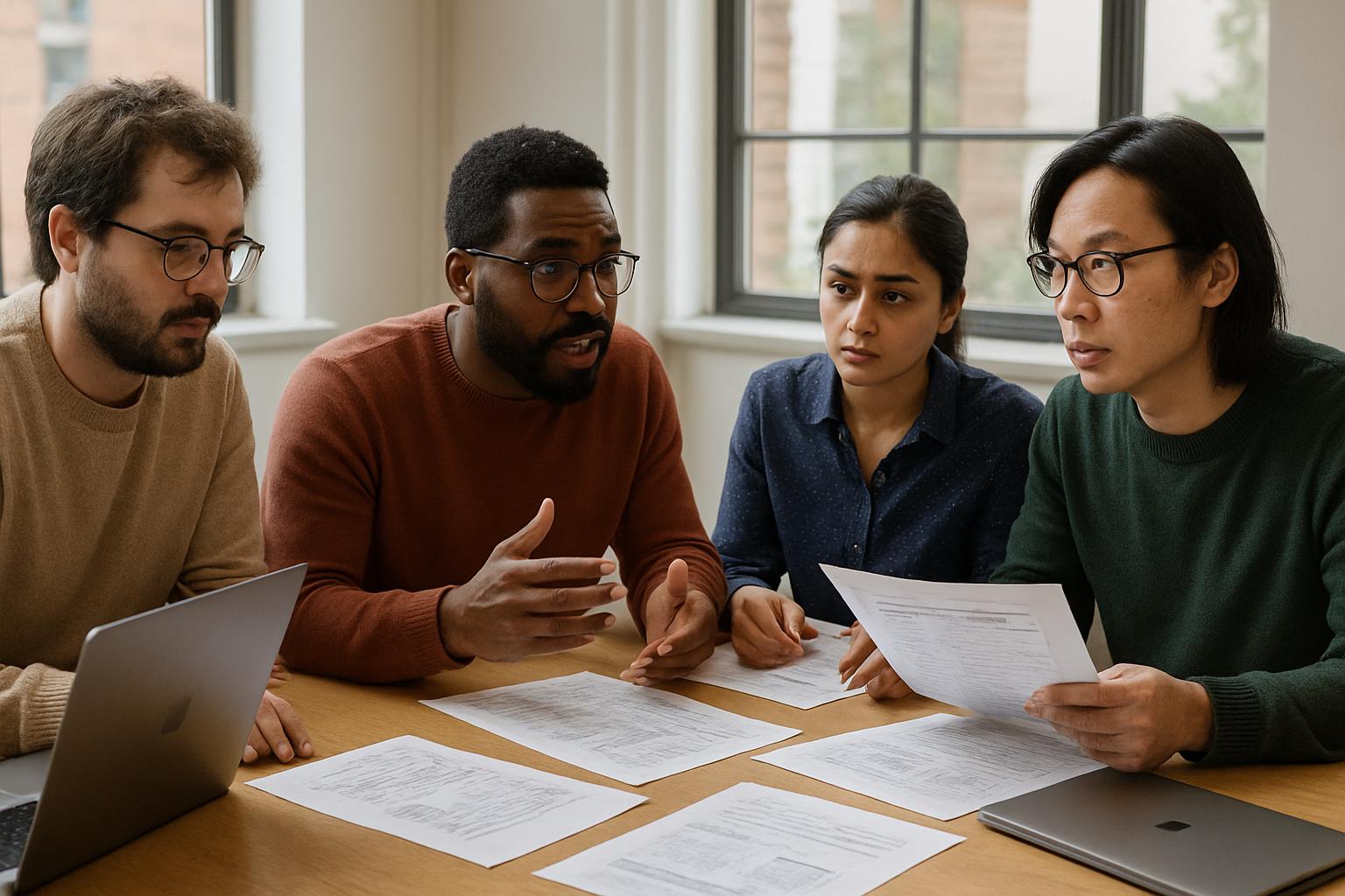 Team discussing Google Antigravity block impacts and mitigation strategies.