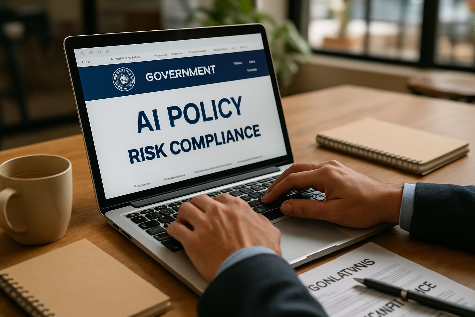 Entrepreneur reviews AI policy regulatory documents regarding the Innovation Barrier.