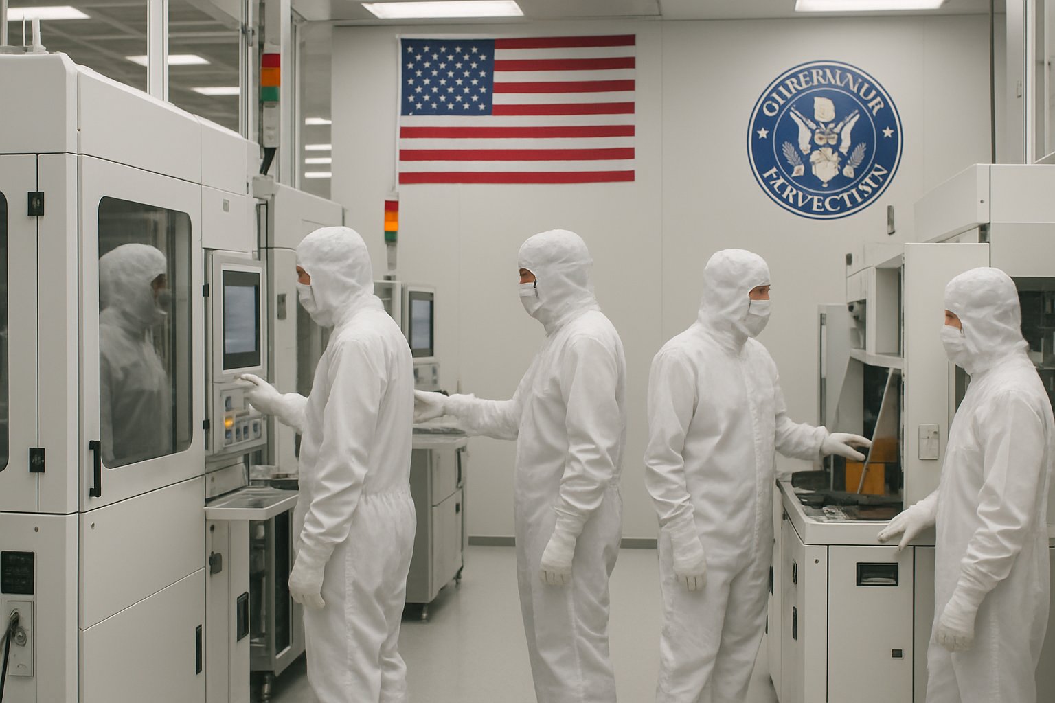 Government Equity presence in semiconductor manufacturing facility with oversight