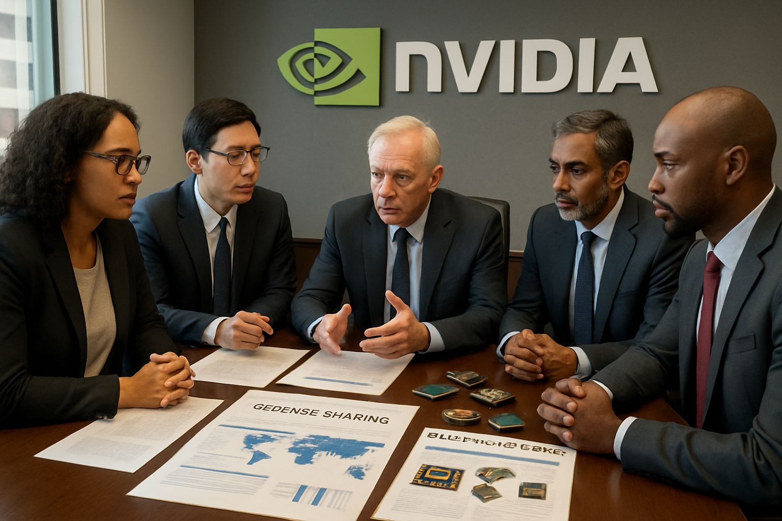 NVIDIA executives discuss Revenue Sharing strategy for chip exports to China.