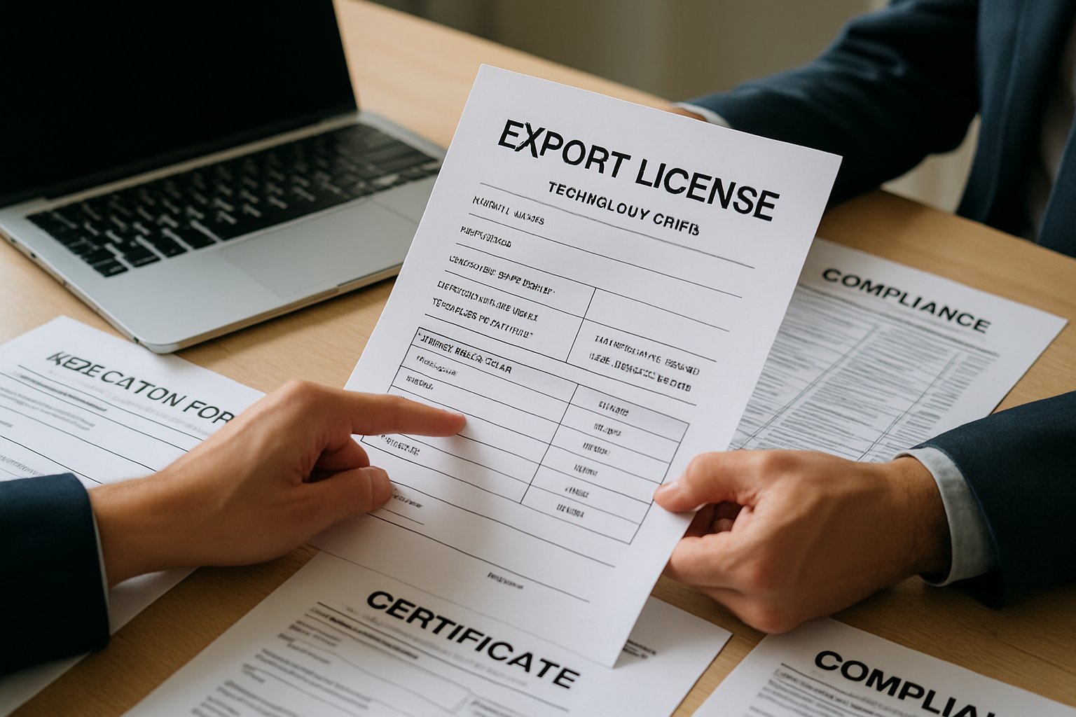 Export License Framework documentation reviewed for AI chip compliance.