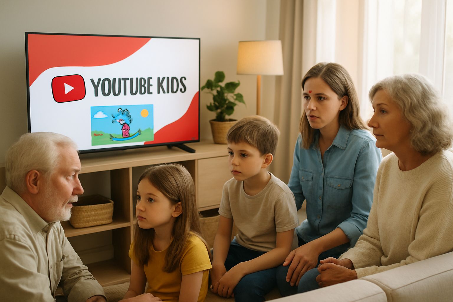 Animaj AI Kids concerns in family watching animated videos