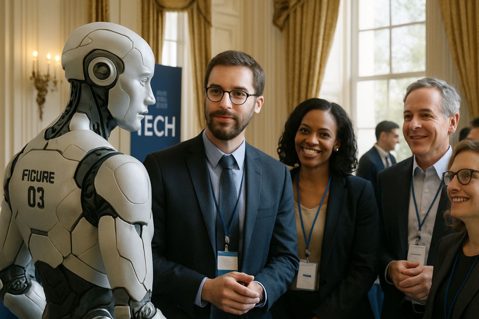 Figure 03 humanoid robot demonstrated during Humanoid Robot Summit event