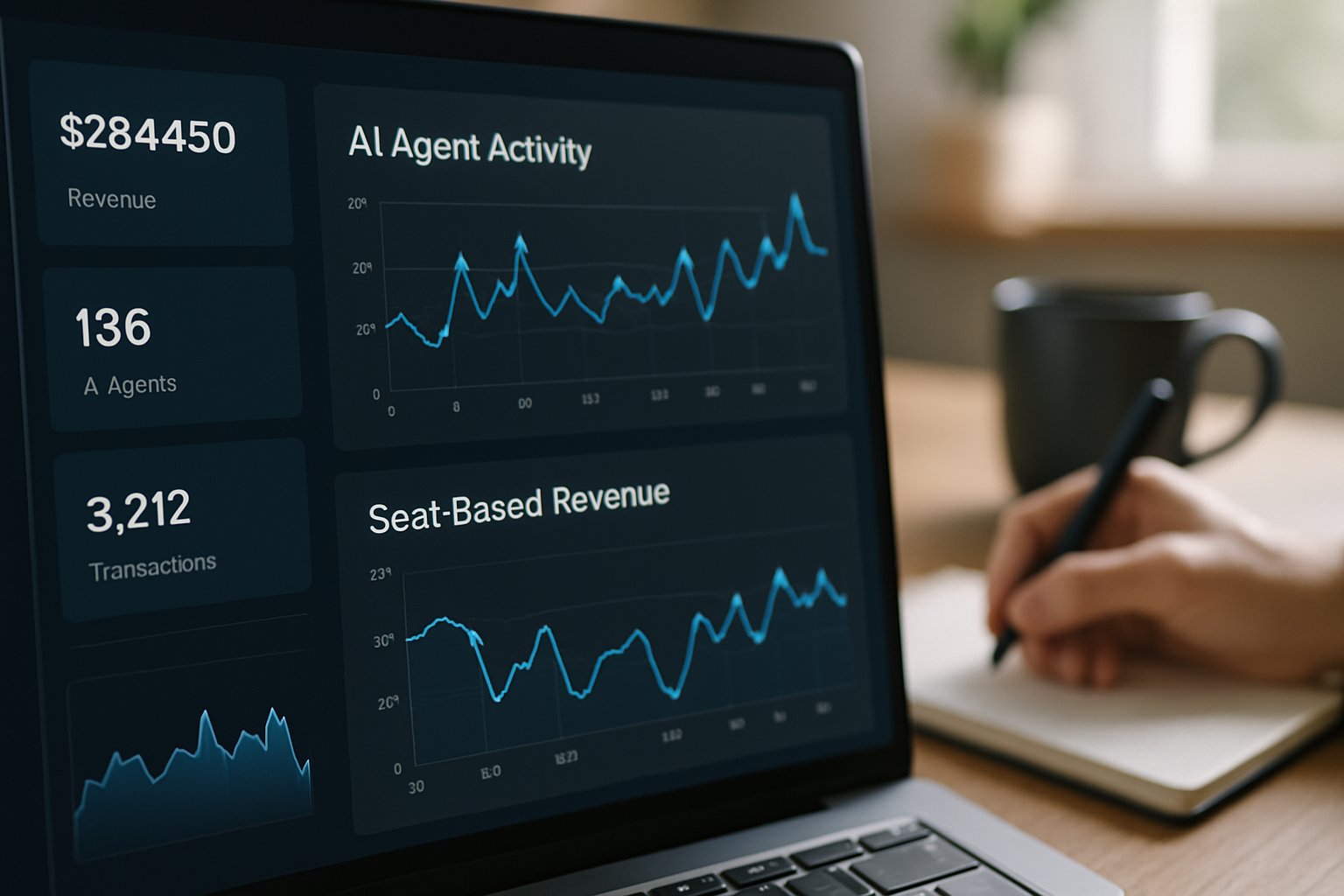 Market Sentiment Shift reflected in AI agent-driven revenue drop charts